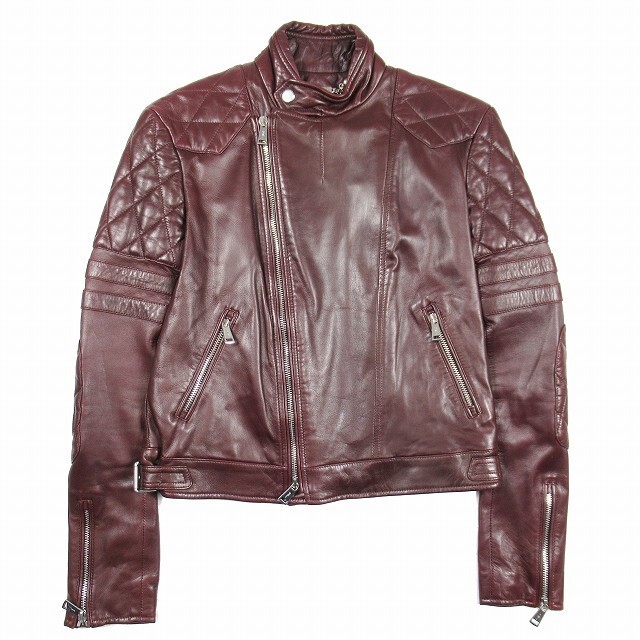 ラルフローレン 羊革 ライダース ジャケット ラムレザー バイカー