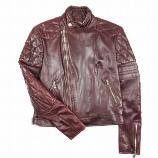 ラルフローレン(Ralph Lauren)のラルフローレン 羊革 ライダース ジャケット ラムレザー バイカー ブルゾン(ライダースジャケット)