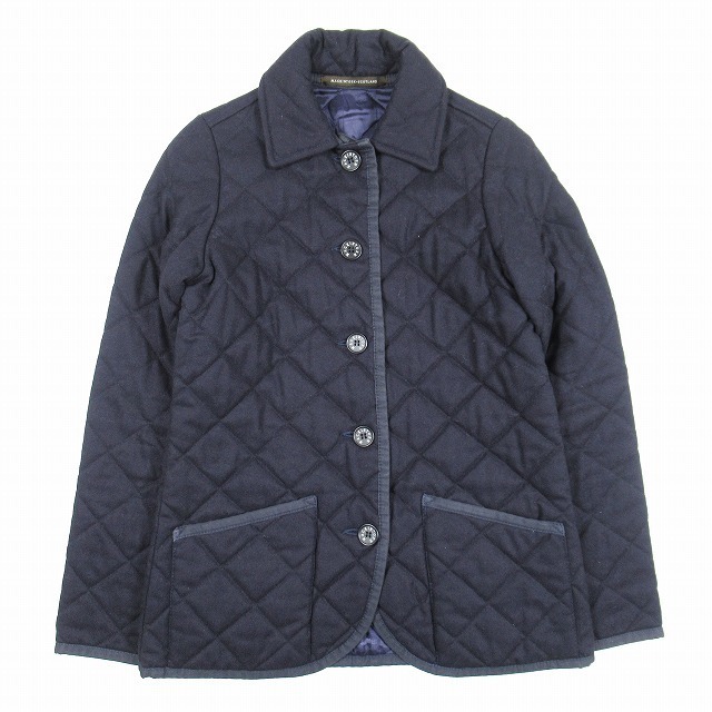 マッキントッシュ ウール × カシミヤ キルティング ジャケット ステン