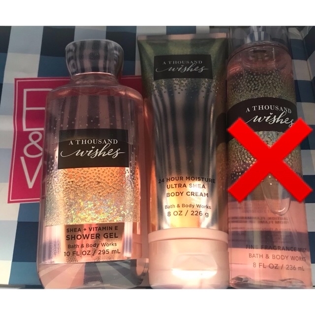 Bath&Body Works〜A THOUSAND wishes〜2点ｾｯﾄ