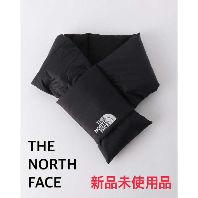 THE NORTH FACE(ザノースフェイス)の【新品未使用タグ付】THE NORTH FACE  ヌプシマフラー　ブラック メンズのファッション小物(マフラー)の商品写真