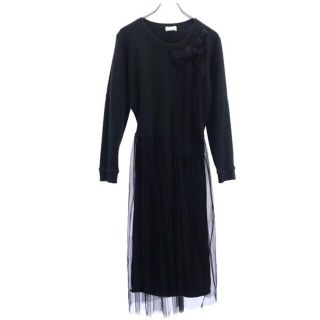 レッドバレンティノ チュール ワンピース S ブラック RED VALENTINO