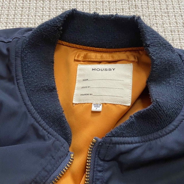 moussy(マウジー)のmoussy マウジー MA-1 ブルゾン アウター レディースのジャケット/アウター(ブルゾン)の商品写真