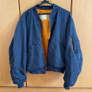 MOUSSY マウジー 新品 リバーシブル ブルゾン MA-1  D.ブルー