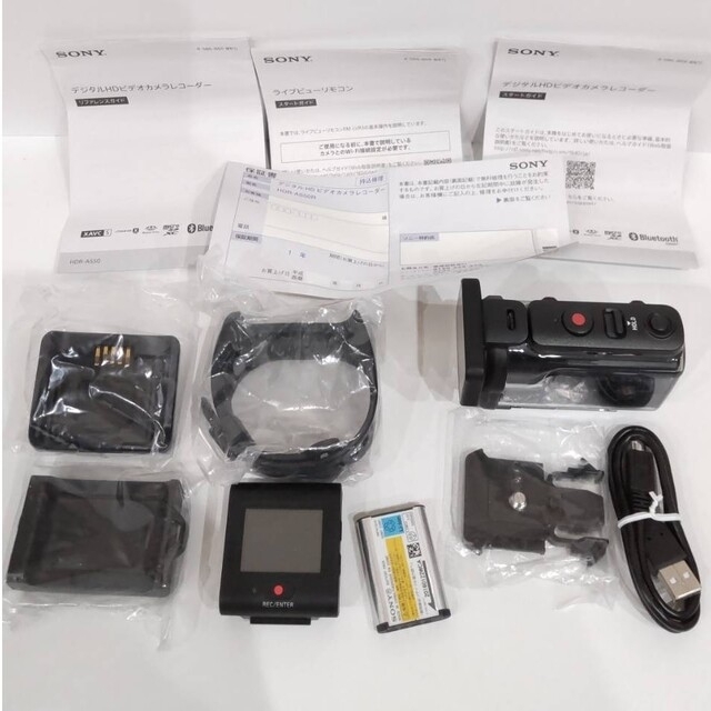 格安高評価SONY HDR-AS50R ビデオカメラ 保証書付きの通販 by ユウ's