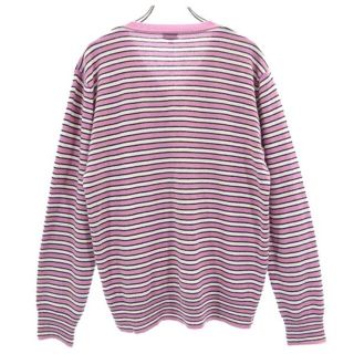 ポールスミス 日本製 カシミヤブレンド Vネック ボーダー ニット M