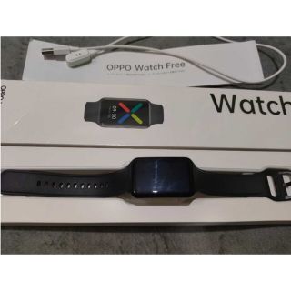 オッポ(OPPO)の美品☆OPPO WATCH Free ブラック(腕時計(デジタル))