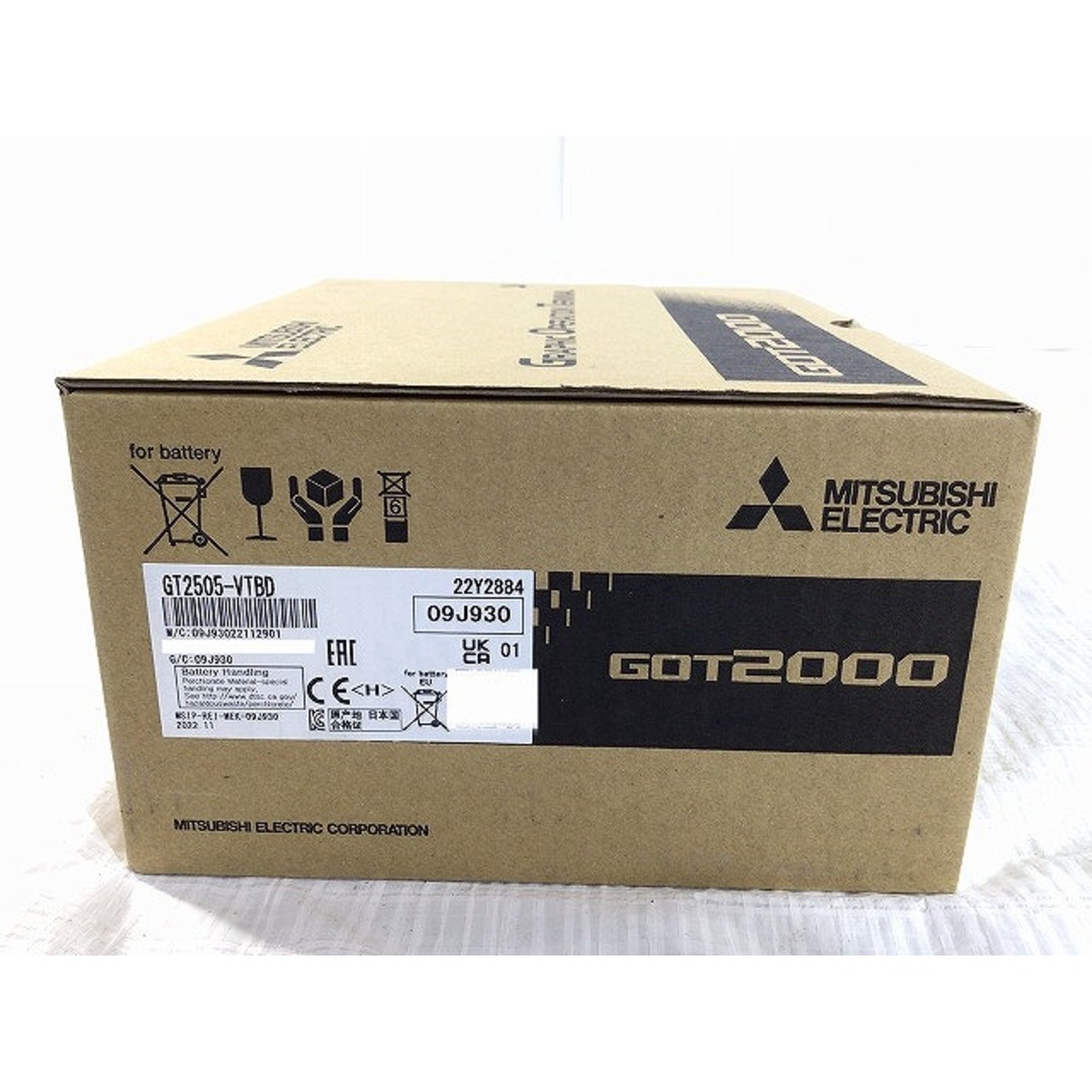 未使用☆送料無料 MITSUBISHI 三菱電機 表示器 GOT タッチパネル GT2505-VTBD 2022年製 63886