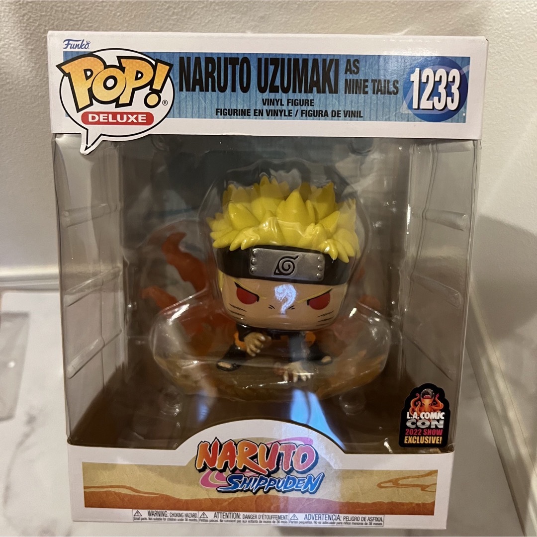 激レアコミコン限定FUNKO POP! NARUTO ナルト　九尾モード限定