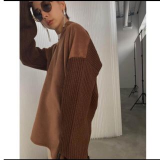 アメリヴィンテージ(Ameri VINTAGE)のHOODED DOCKING KNIT Ameri vintage(ニット/セーター)