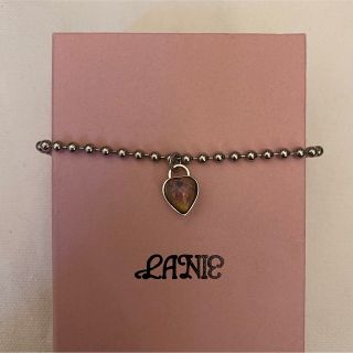 バブルス(Bubbles)のlanie pink opal HEARTの鍵choker(ネックレス)