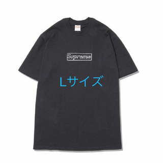 シュプリーム(Supreme)のsupreme kaws Tシャツ　ブラック　Lサイズ(Tシャツ/カットソー(半袖/袖なし))