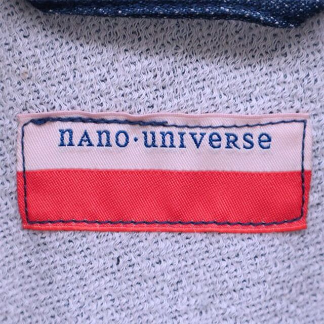 ナノユニバース デニムジャケット M デニム nano universe ジージャン ストレッチ メンズ  221110