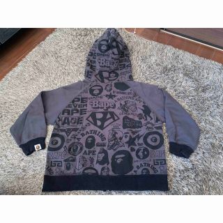 A BATHING APE - APE キッズパーカー １２０の通販 by しーぼん's shop ...