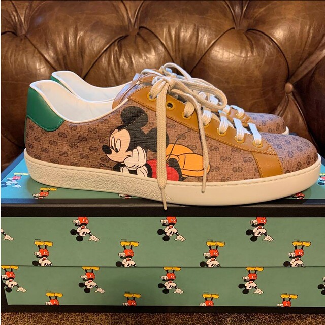 Gucci(グッチ)のグッチ ディズニー　GUCCI Disney GGミッキースニーカー 9 メンズの靴/シューズ(スニーカー)の商品写真