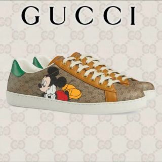 グッチ(Gucci)のグッチ ディズニー　GUCCI Disney GGミッキースニーカー 9(スニーカー)