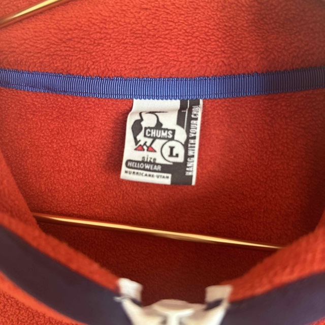 CHUMS(チャムス)のCHUMS フリース 赤 メンズのジャケット/アウター(ブルゾン)の商品写真