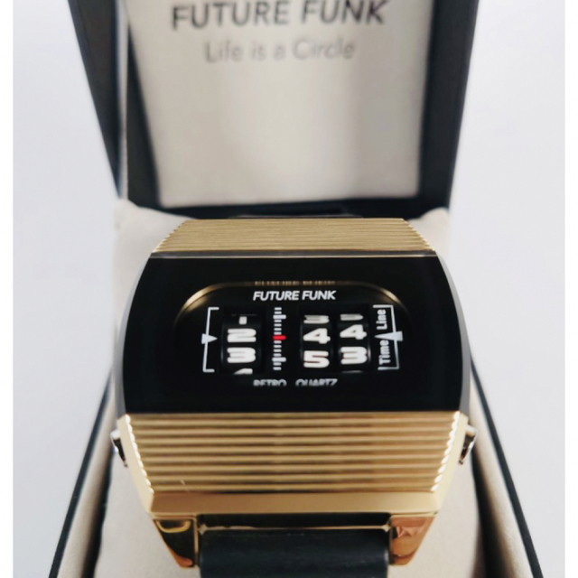 FUTURE FUNK フューチャー ファンク 腕時計　FF-104-YG-RB メンズの時計(腕時計(デジタル))の商品写真