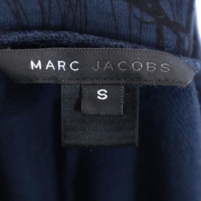 マークジェイコブス 総柄 長袖 トレーナー S ネイビー系 MARC JACOBS レディース  221110