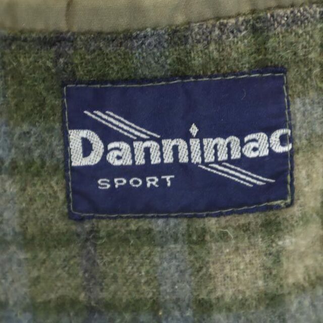 DANNIMAC 70s 80s 英国製 中綿 ジャケット ベージュ 衿コーデュロイ コート メンズ 【中古】 【221110】