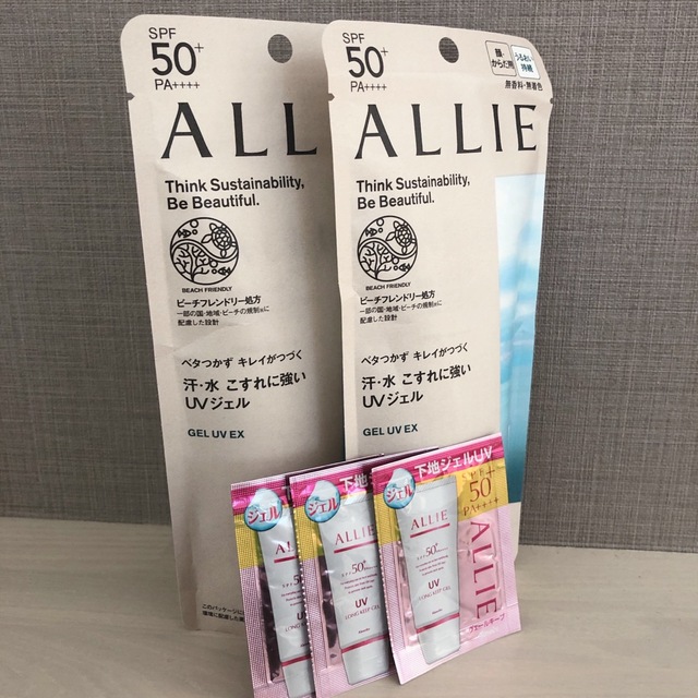 ALLIE(アリィー)のALLIE アリィー クロノビューティ ジェルUV EX 90g 日焼け止め×2 コスメ/美容のボディケア(日焼け止め/サンオイル)の商品写真