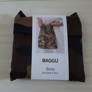 バグゥ(BAGGU)のBAGGU バグー Baby エコバッグ カモフラ柄(エコバッグ)