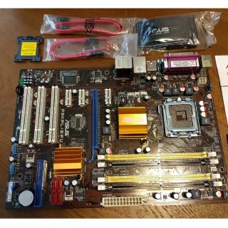 エイスース(ASUS)の【ジャンク品】マザーボード　ASUS 　P5KPL/EPU(PC周辺機器)