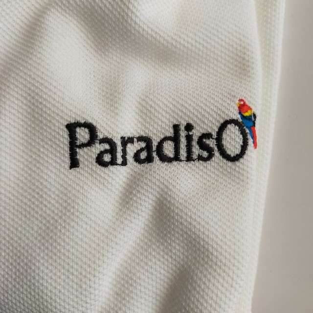 Paradiso(パラディーゾ)のパラディーゾ　テニス　半袖　ポロシャツ　白 メンズのトップス(ポロシャツ)の商品写真