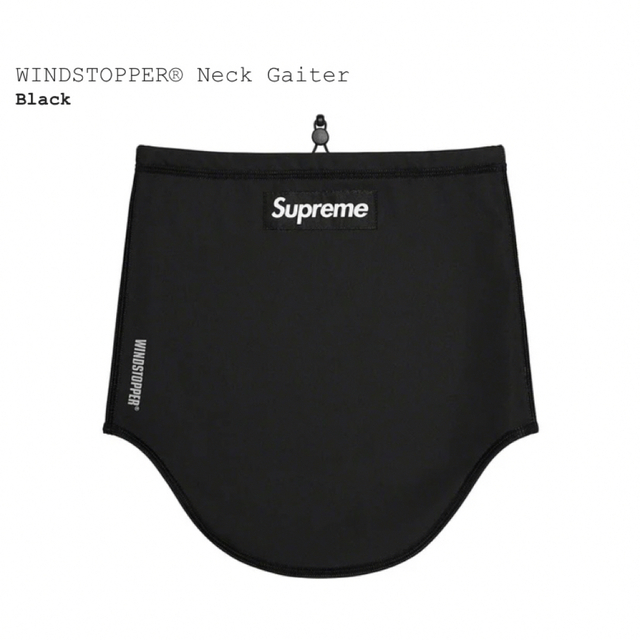 送料無料 新品 Supreme 15AW Fleece Neck Gaiter 黒 新品 Supreme 15AW Fleece Neck Gaiter 黒