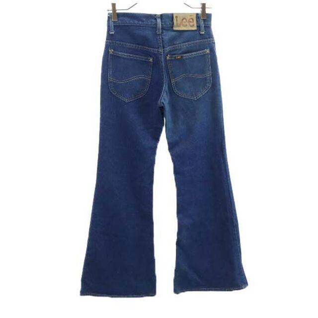 リー 70s USA製 ブーツカット デニムパンツ W26 Lee 202-0441 ライダース RIDERS フレアBIG BELL DENIM  PANTS ベルボトム レディース 古着 R221108