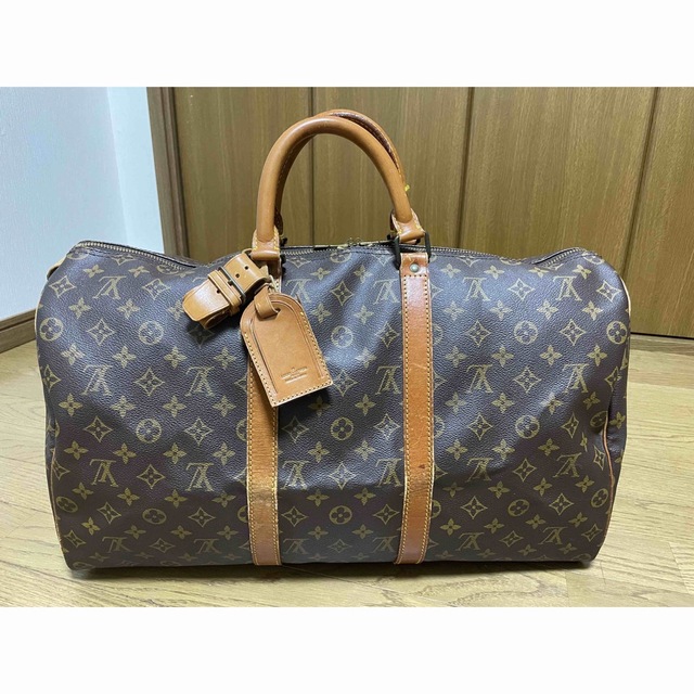 LOUIS VUITTON◇キーポル50_モノグラム_BRW/PVC/BRW/M41426/ボストン