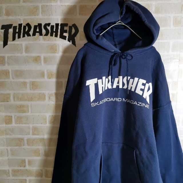 THRASHER パーカー プルオーバー ワンポイントロゴ ユニセックス