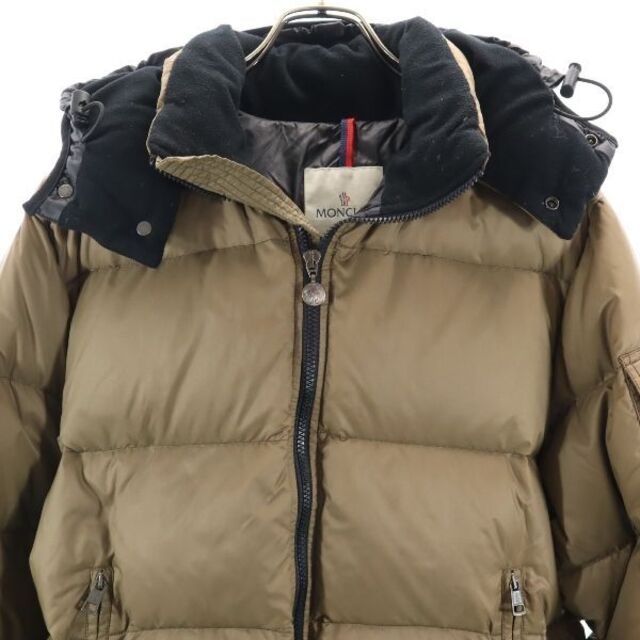 モンクレール マヤ ダウンジャケット 1 茶系 MONCLER MAYA フード