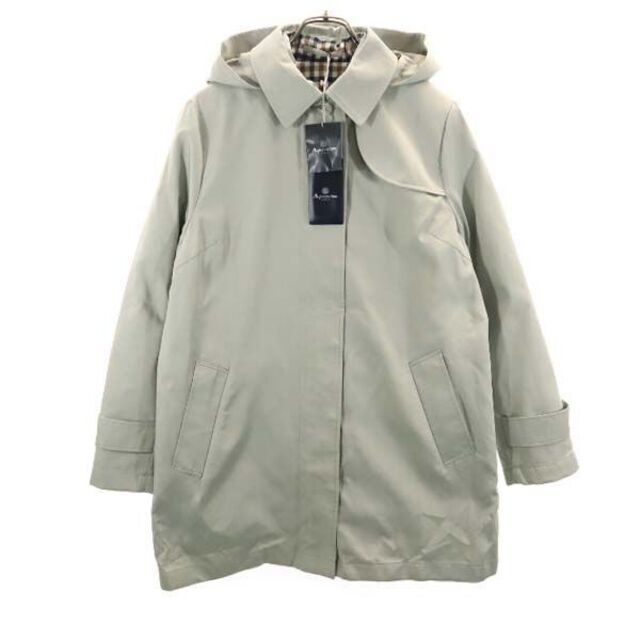 アクアスキュータム 未使用 4way コート 13 グレー Aquascutum リバーシブルダウンライナー付き レディース  R22111613着丈