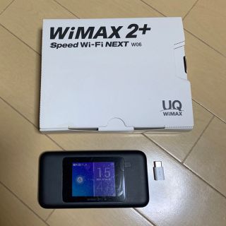 ファーウェイ(HUAWEI)のWiMAX2+(Speed Wi-Fi NEXT W06)(その他)