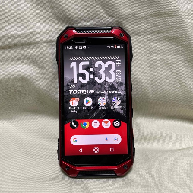 TORQUE G04 RED SIMロック解除済み - スマートフォン本体