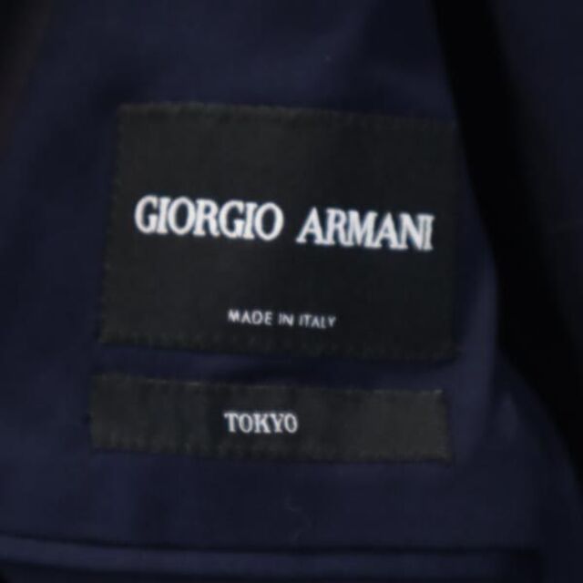 ジョルジオアルマーニ スーツ 上下 セットアップ ストライプ柄 テーラードジャケット 48 紺 GIORGIO ARMANI イタリア製 メンズ 古着 221117 - 8