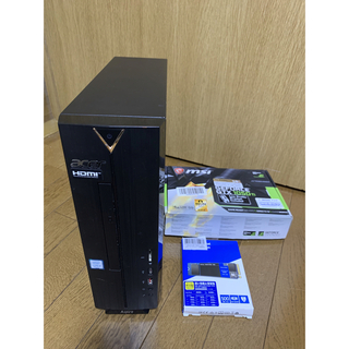 Acer - i7-8700K&GTX-1050Ti☆Win11搭載スリム＆小型ゲーミングPCの