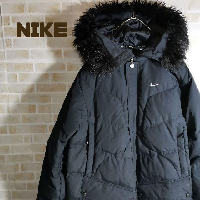NIKE ナイキ ダウン ジャケット ロング ファー フェザー 人気 完売品のサムネイル