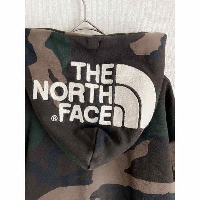 THE NORTH FACE 迷彩パーカー　size S 4