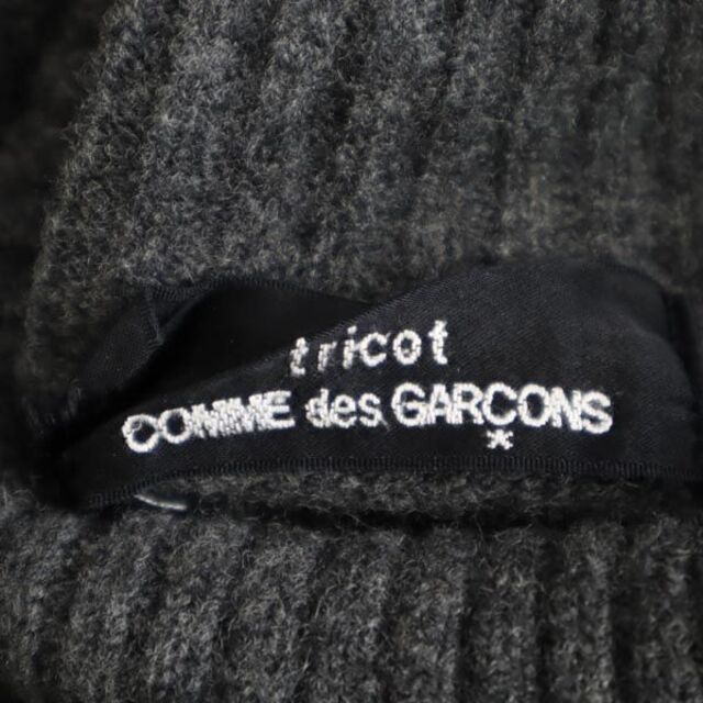 トリココムデギャルソン 2001年 日本製 ウールブレンド タートルネックニット グレー系 tricot COMME des GARCONS 長袖 セーター レディース  221118 5