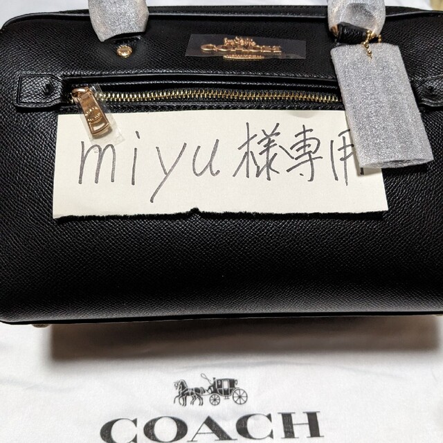 COACH  ミニバッグ　シンプル黒