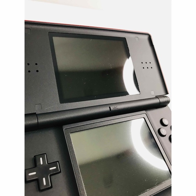 Nintendo ニンテンドーDS lite クリムゾンブラック　極美品　セット 6