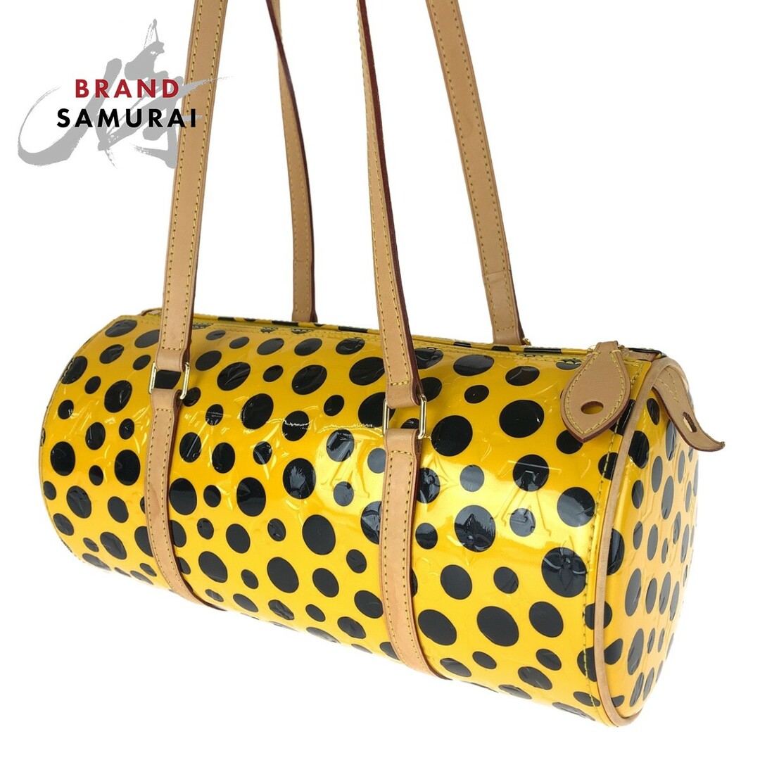 お手頃価格 M91424 ルイヴィトン - VUITTON LOUIS ヴェルニ 307253 GM パピヨン 草間彌生 ハンドバッグ