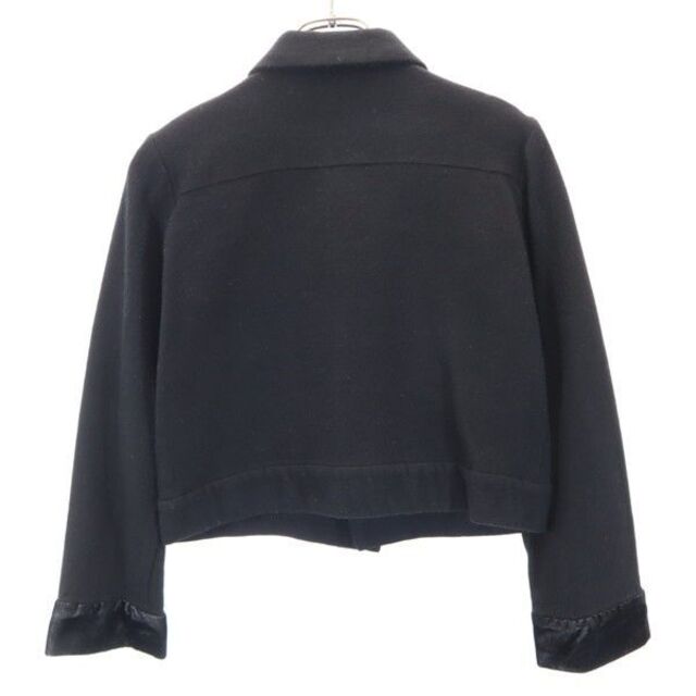 トリココムデギャルソン 90s AD1999 TJ-070130 ショート丈 ジャケット ブラック tricot COMME des GARCONS 日本製 レディース   【R221119】