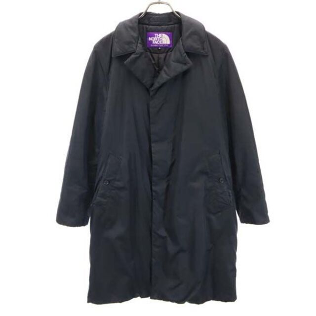 82cm素材ザノースフェイスパープルレーベル ステンカラー 中綿 コート S 黒 THE NORTH FACE PURPLE LABEL NY2680N メンズ   【R221119】