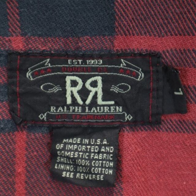 RRL - RRL 90s USA製 初期黒タグ 赤三ツ星 デニムジャケット L ダブル