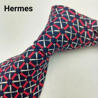 エルメス(Hermes)の【新品】【良品】Hermes（エルメス）チェック柄/ネクタイ(ネクタイ)