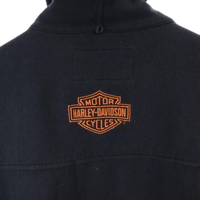 Harley Davidson - ハーレーダビッドソン スウェット ベスト M 黒