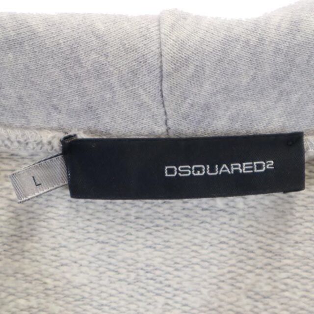 DSQUARED2 - ディースクエアード イタリア製 ジップパーカー L グレー